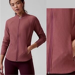 Athleta- SALUTATION JACKET- L- excellent condition- yoga